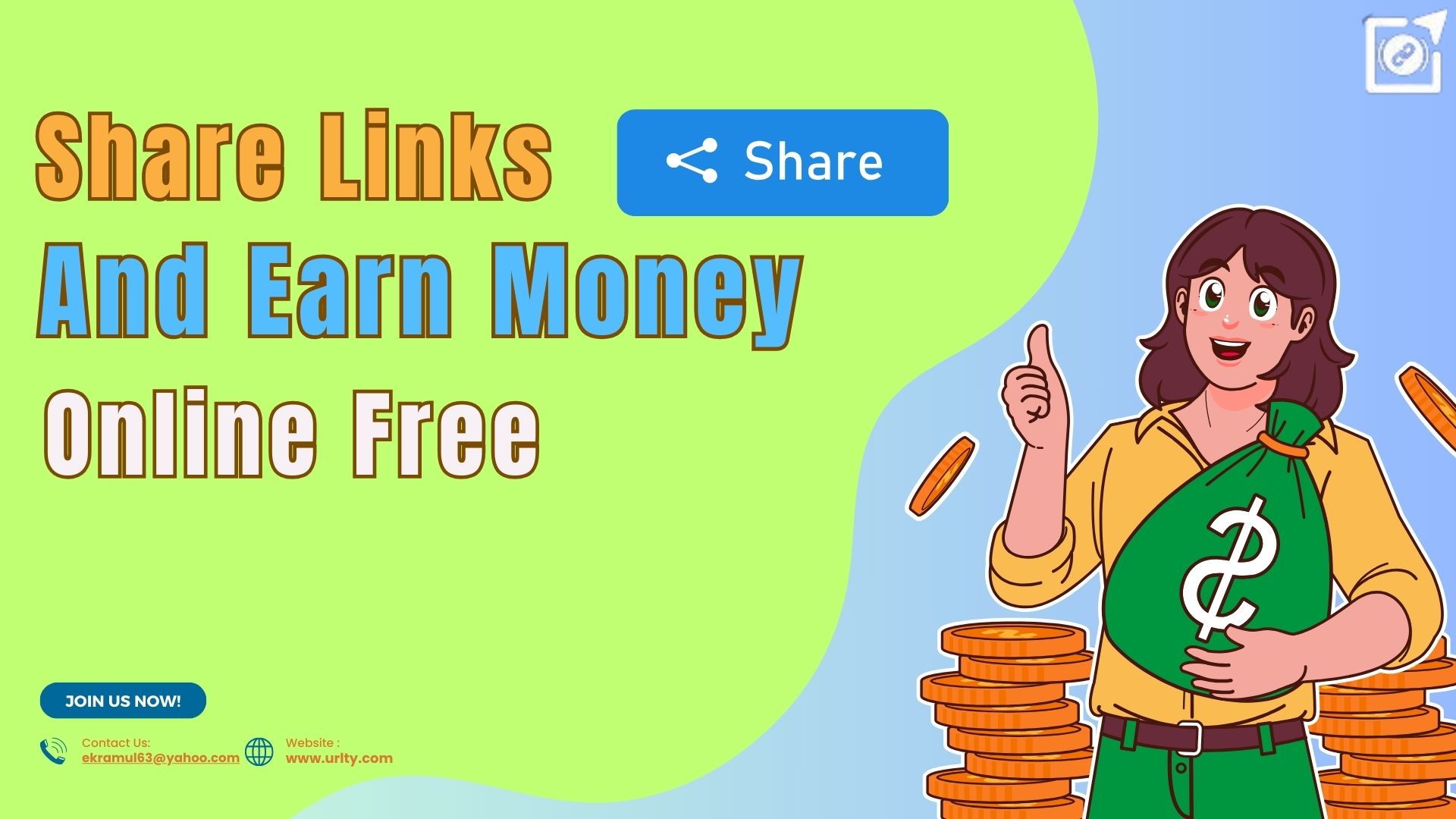 link share & earn money online